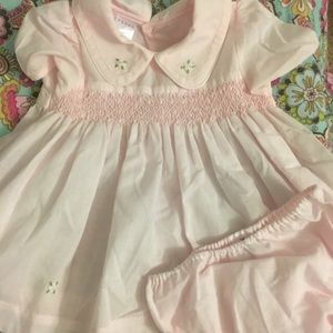 Collared dress with bloomers